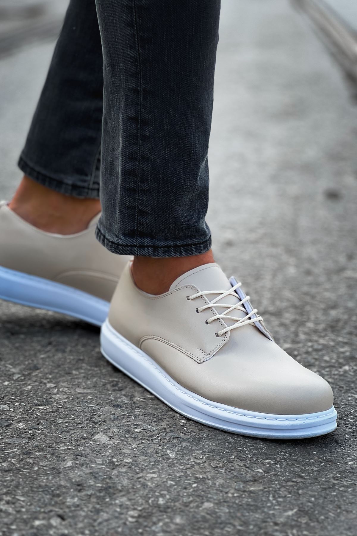 RS003 - CBT Pelle Classica Erkek Ayakkabı BEJ