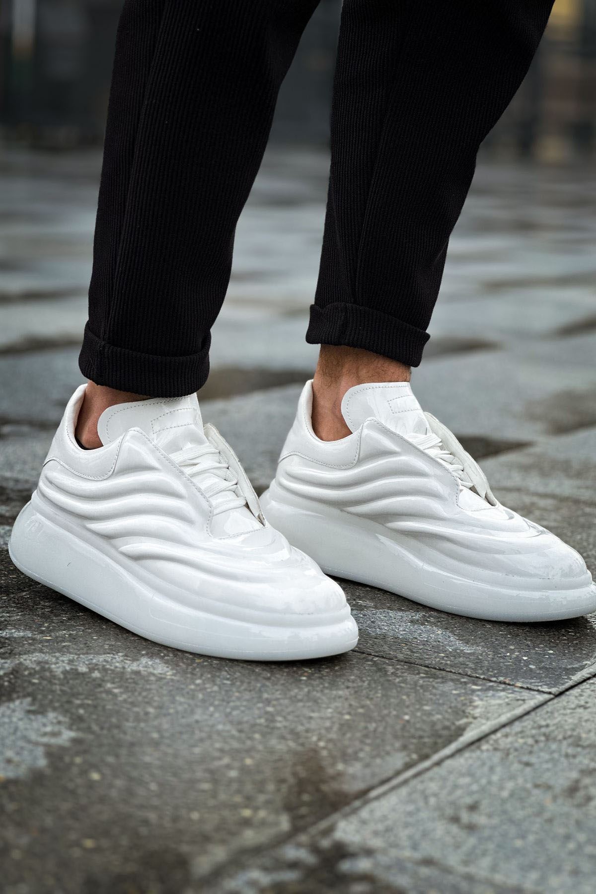 RS295 - RRT Sollıevo Erkek Ayakkabı BEYAZ