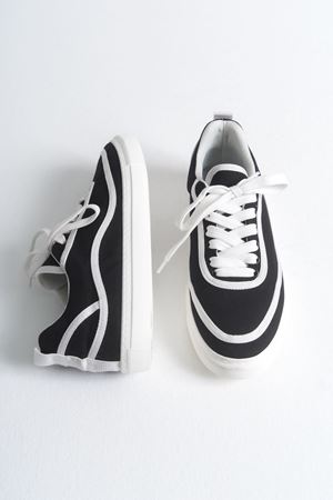 RS625 - Keten Erkek Spor Ayakkabı SİYAH - BEYAZ