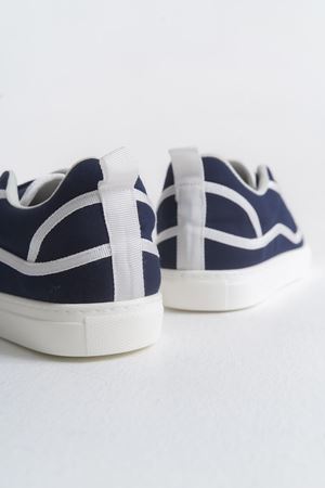 RS625 - Keten Erkek Spor Ayakkabı Lacivert Beyaz