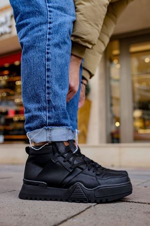 RS057 - GSST Ghost Line Erkek Bot SIYAH/SIYAH