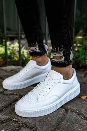 RS017 - FBT Pyramid Erkek Ayakkabı BEYAZ