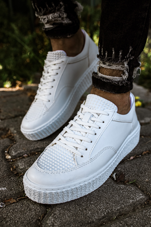 RS017 - FBT Pyramid Erkek Ayakkabı BEYAZ