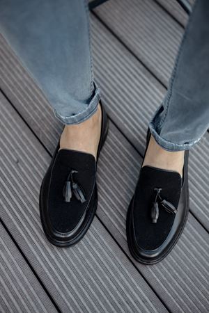 RS002 - CST Loafer Pelle Erkek Ayakkabı SIYAH