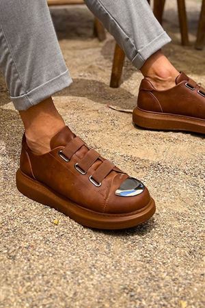 RS251 - CRT Mirror Erkek Ayakkabı TABA