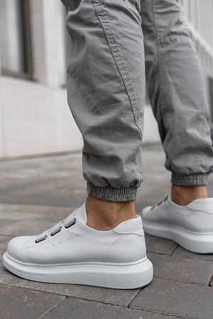 RS253 - CBT Mirror Non Erkek Ayakkabı BEYAZ