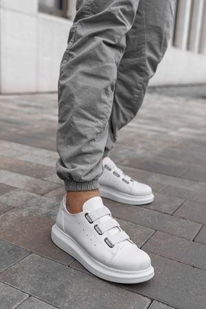 RS253 - CBT Mirror Non Erkek Ayakkabı BEYAZ