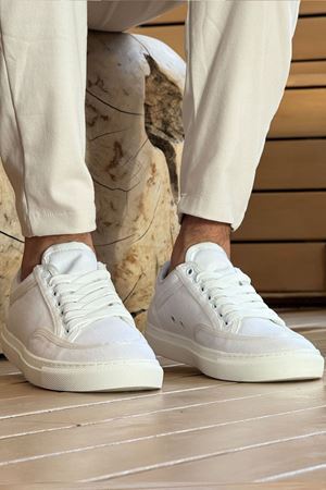 RS2505 - Keten Erkek Ayakkabı BEYAZ / BEYAZ