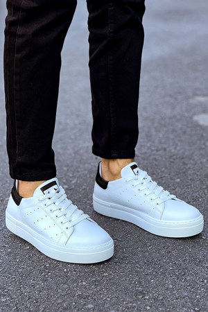 RS983 - CBT Tennis Erkek Ayakkabı BEYAZ/SIYAH