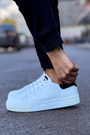 RS983 - CBT Tennis Erkek Ayakkabı BEYAZ/SIYAH