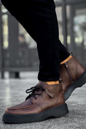 RS213 - CST Bryggen Erkek Bot KAHVE