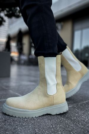 RS223 - SRT Alaska Süet Erkek Bot KUM