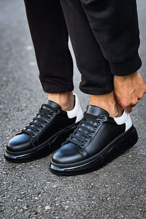 RS295 - CST Sollıevo Erkek Ayakkabı SIYAH/BEYAZ