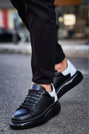 RS295 - CST Sollıevo Erkek Ayakkabı SIYAH/BEYAZ