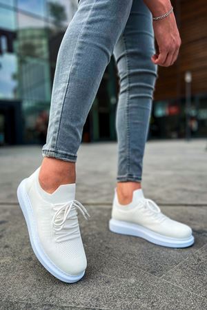 RS307 - RT Tricot Erkek Ayakkabı BEYAZ