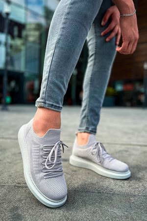 RS307 - RT Tricot Erkek Ayakkabı GRI