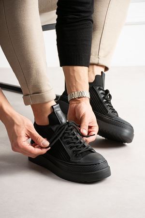 RS2601 - Triko  Erkek Ayakkabı SIYAH