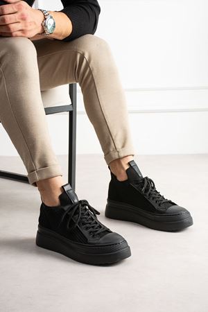 RS2601 - Triko  Erkek Ayakkabı SIYAH