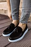 RS002 - CBT Loafer Pelle Erkek Ayakkabı SIYAH